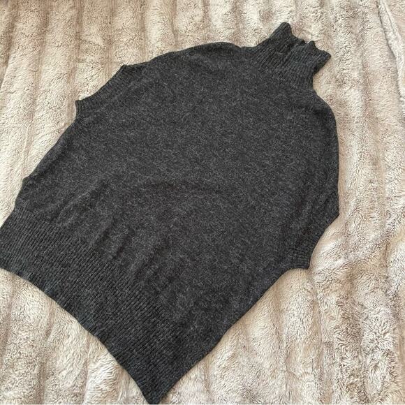 BCBGMaxazria Grey Oversized Cowlneck Dolman Sweater - Picture 3 of 5